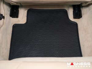 Alfa Romeo Giulia Floor Mat Set - All Weather Rubber Front/ Rear 4 Piece Set - Deluxe - RWD Model